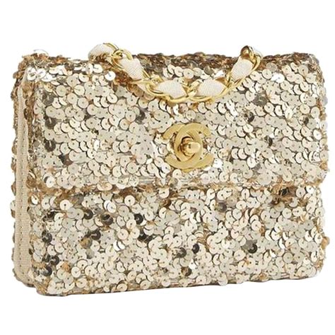 chanel mini sequin bag|chanel lambskin clutch.